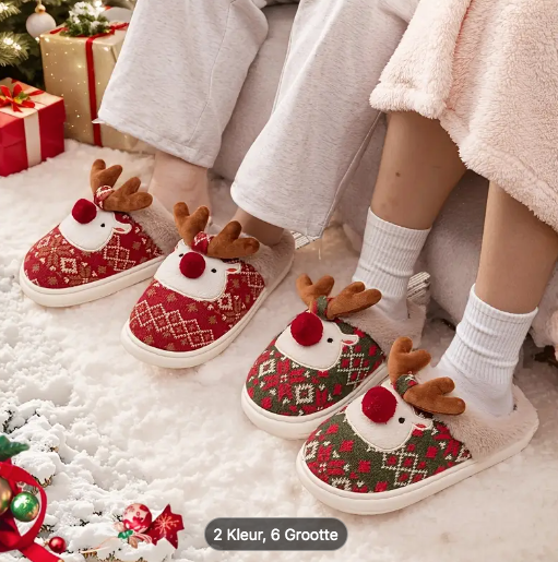 Saiveon Kerst Pluche Pantoffels