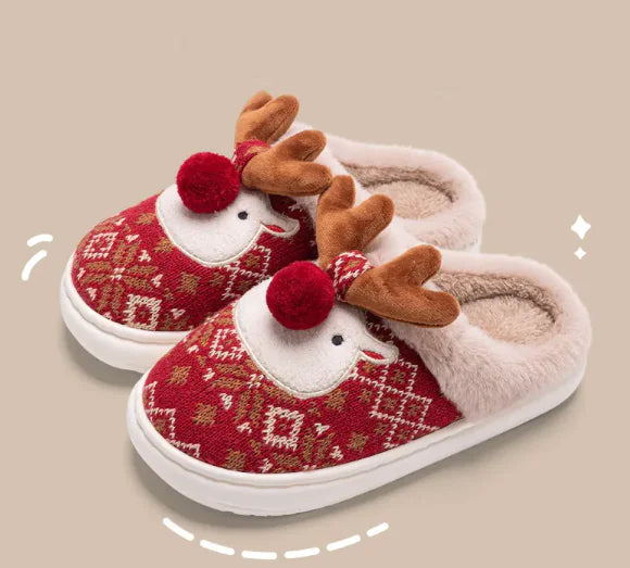 Saiveon Kerst Pluche Pantoffels