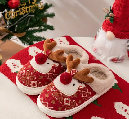 Saiveon Kerst Pluche Pantoffels