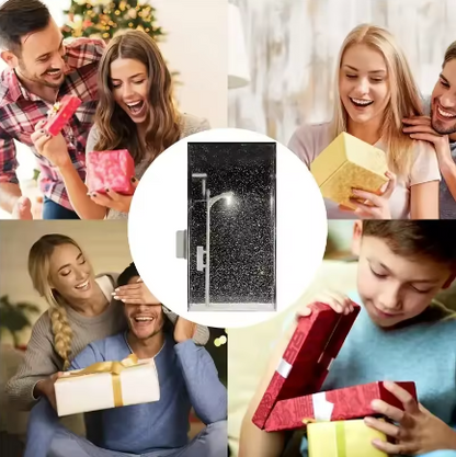 Saiveon sneeuw scene nacht lamp