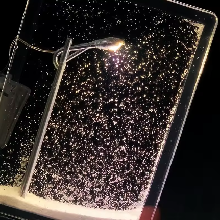 Saiveon sneeuw scene nacht lamp