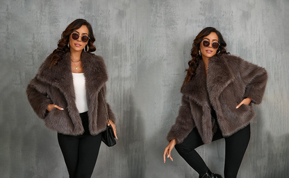 Saiveon Winter Plush Coat