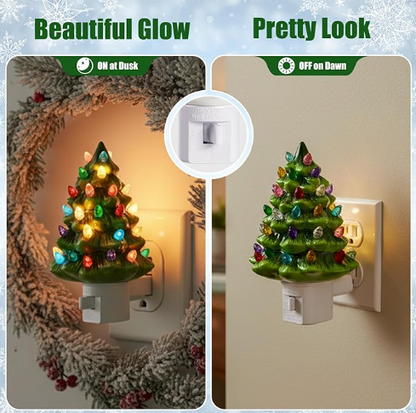 Saiveon cadeau nacht lamp Kerstboom met aan/uit knop