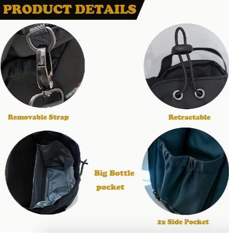 Saiveon Sporttas met Waterfleshouder