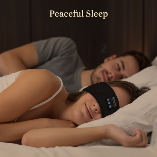 Dark luxury slaapmasker