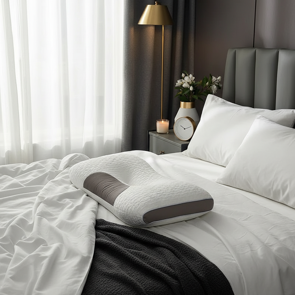 Saiveon 3D Spa Massage Neck Pillow for Better Sleep