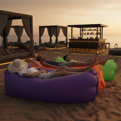Premium beach lounge versie
