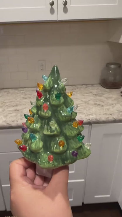 Saiveon cadeau nacht lamp Kerstboom met aan/uit knop