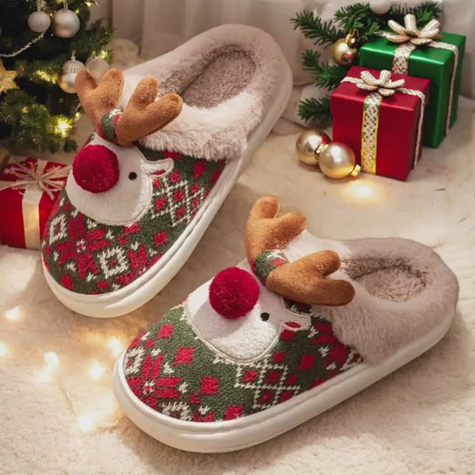 Saiveon Kerst Pluche Pantoffels