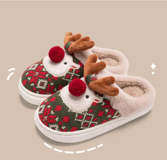Saiveon Kerst Pluche Pantoffels